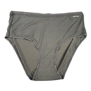 Anne Klein Women's Size 1X Panty Brief High Waist Black New Without Tags